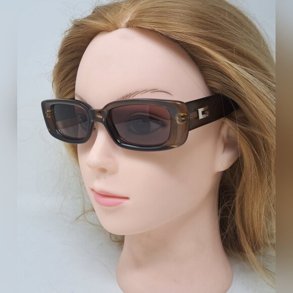 NEW Gucci Women\'s Vintage Sunglasses Tom Ford 90s Dark Honey GG2409N/S 49-19-135